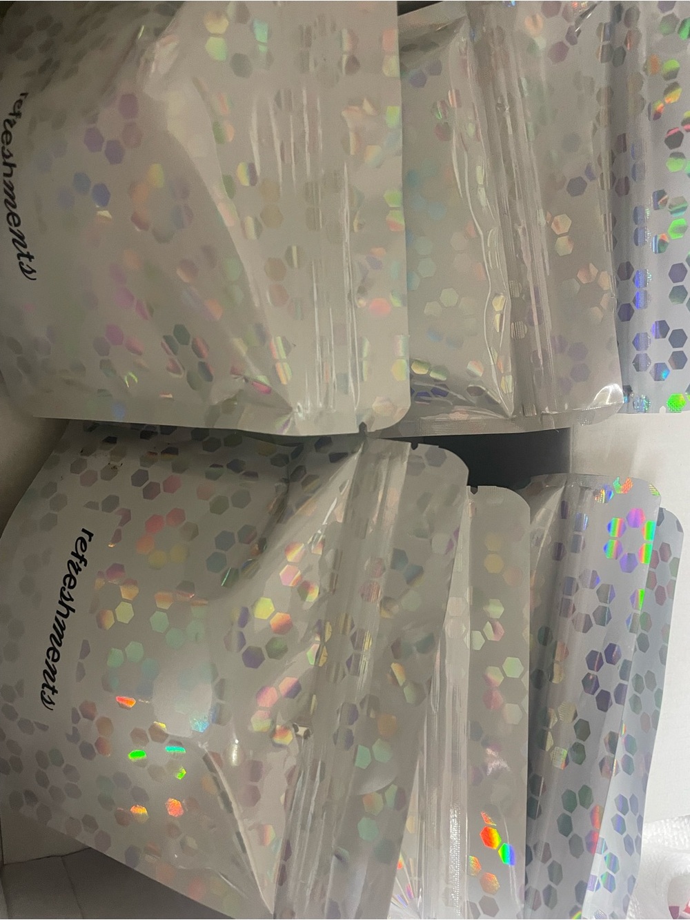 ipsy Holographic Silver & Light Pink Hair Removal Accessories Lot - Picture 2 of 5